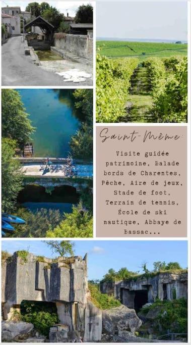 Gite La Rive Gauche Saint-Meme-les-Carrieres エクステリア 写真